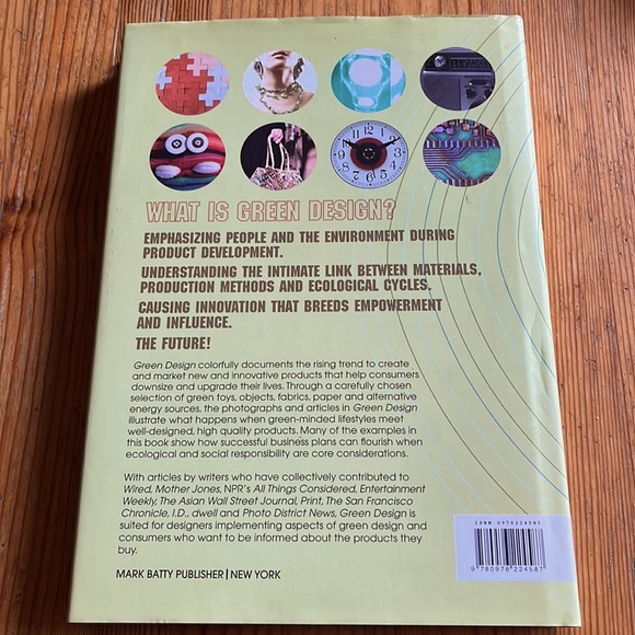 3 for $10 Green Design by Buzz Poole Hardback Book - Picture 3 of 15